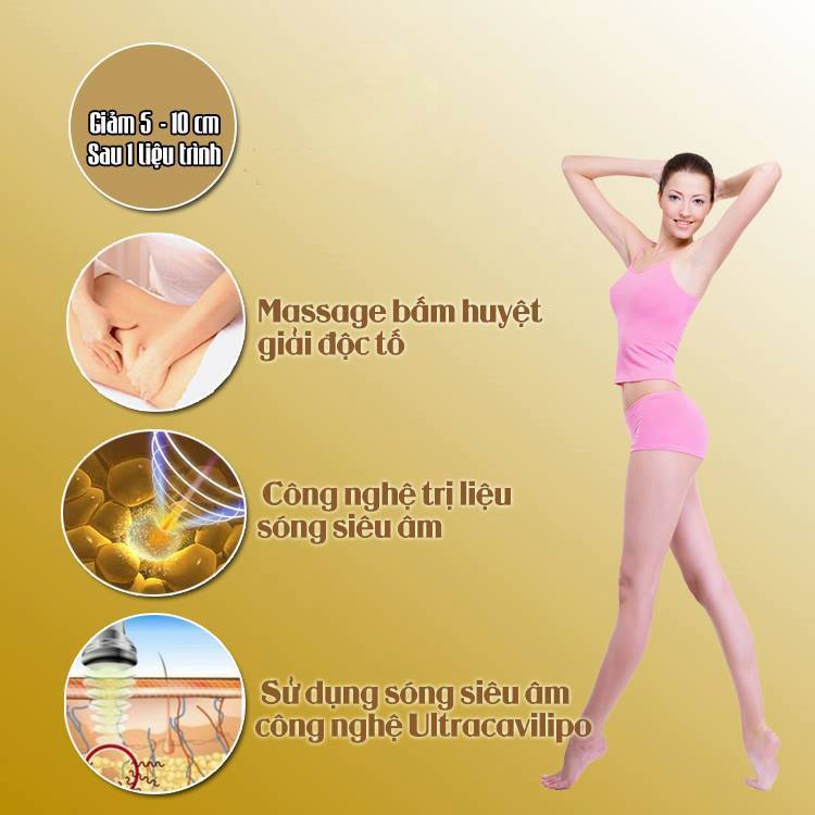 Quy trình giảm béo bằng công nghệ Cali-Vipo tại Viva Spa